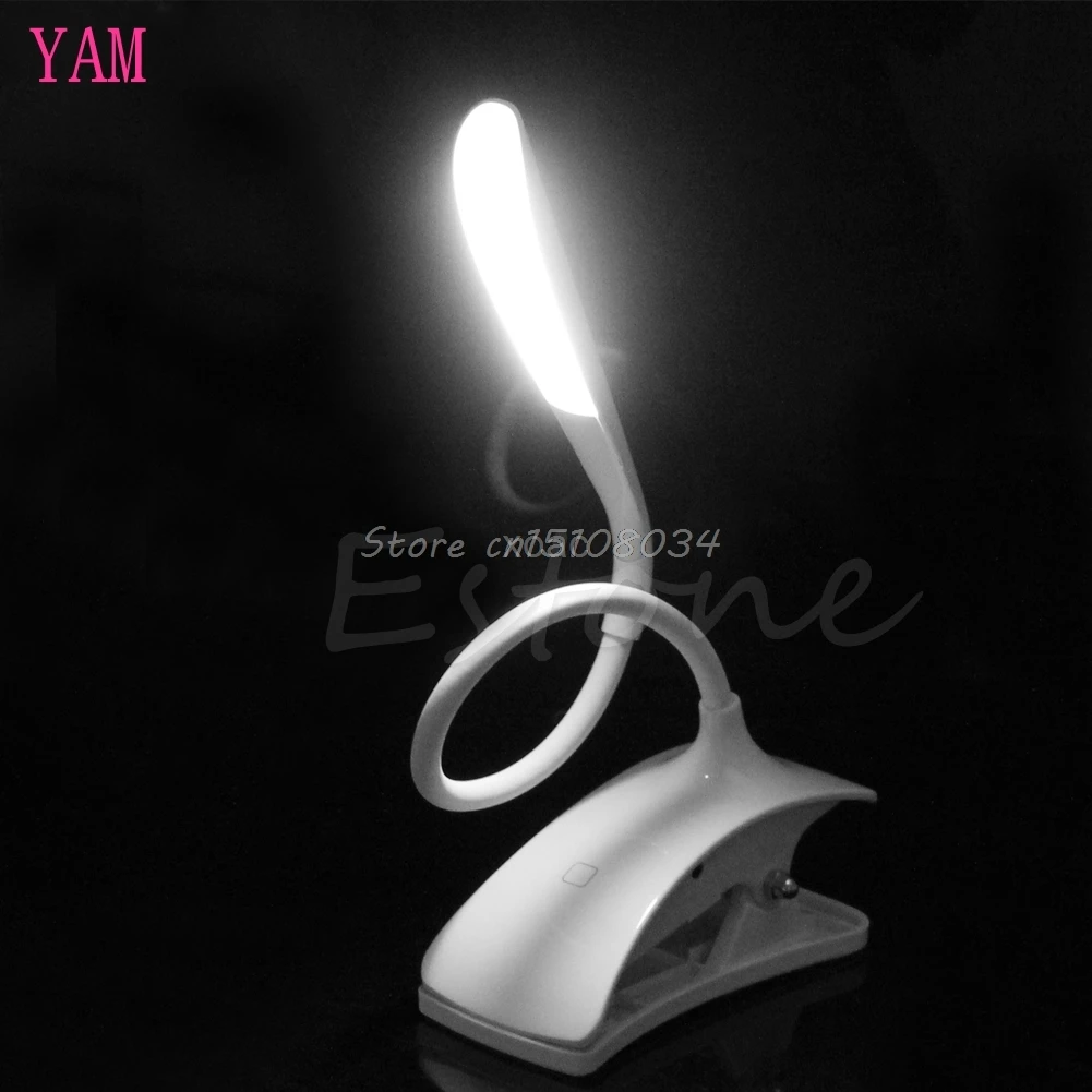 

Rechargeable Touch Sensor 14 LED Clip-On Desk Table Dimmable Reading Light Lamp M10 dropship