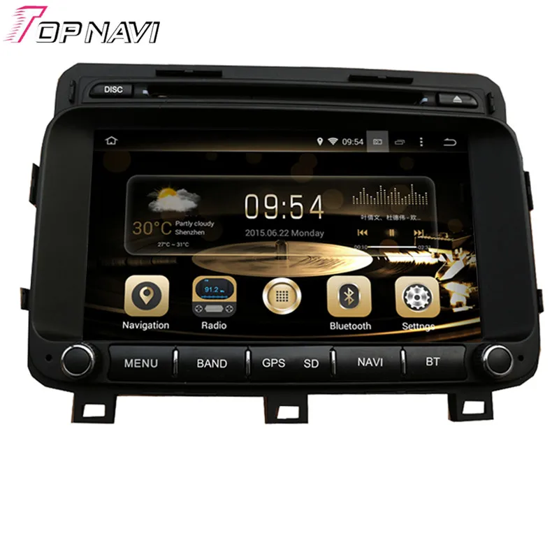 

TOPNAVI 8'' Brand Quad Core Android 6.0 Car GPS Navigation for KIA K5/OPTIMA 2014-/Magentis Autoradio DVD Multimedia Audio
