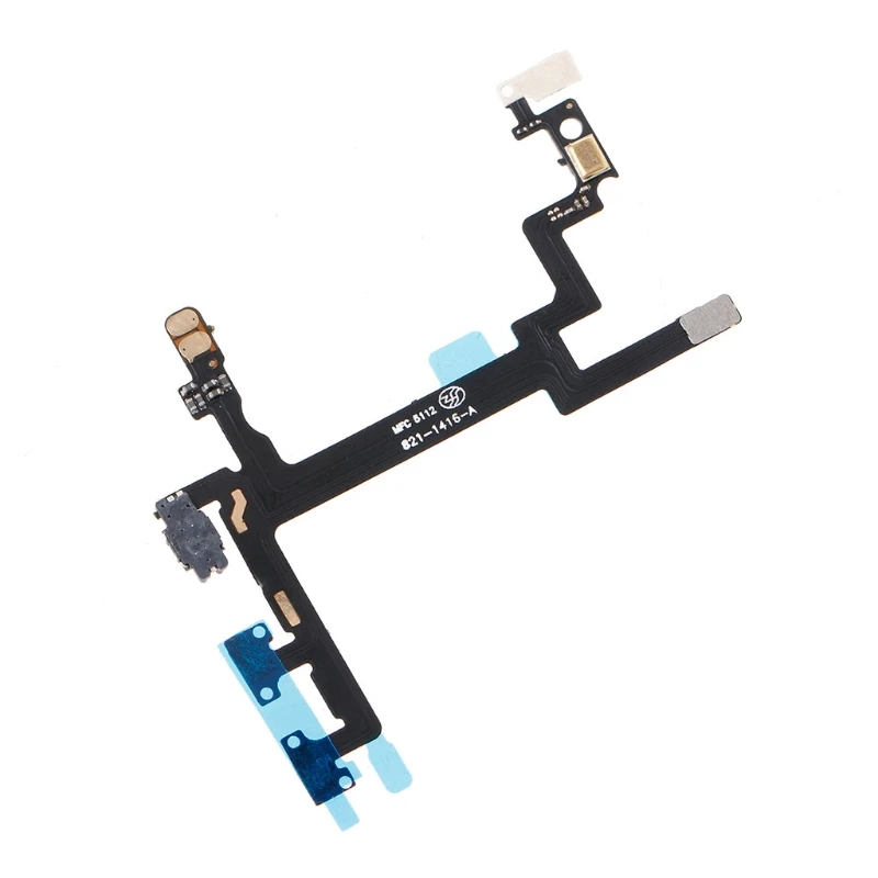 

Phone Power Button On Off Mute Volume Switch Connector Flex Cable For iPhone 5