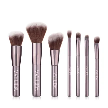 

VVHUDA Makeup Brushes 7 Pcs Premium Synthetic Foundation Powder Concealers Contour Eyebrow Eye Shadows Smooth Soft Hair Sets