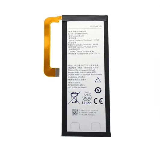 5 шт./лот 3500 мАч/Вт-ч BL268 Сменный аккумулятор для смартфона Lenovo ZUK Z2 Z2131 батареи |