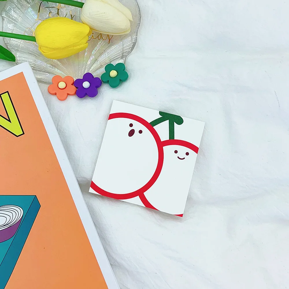 Kawaii блокнот для заметок, 100 страниц, Sticky NotesSticky Notes, стикер для канцелярских товаров, милый блокнот ежедневник, Товары для офиса D10 - Цвет: 04