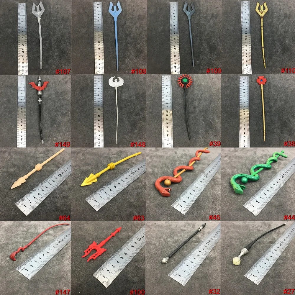 

He Man MOTU Action Figure 's Accessories Weapons Classics Vintage Magic Wand Fork Skeletor Ram Mattle