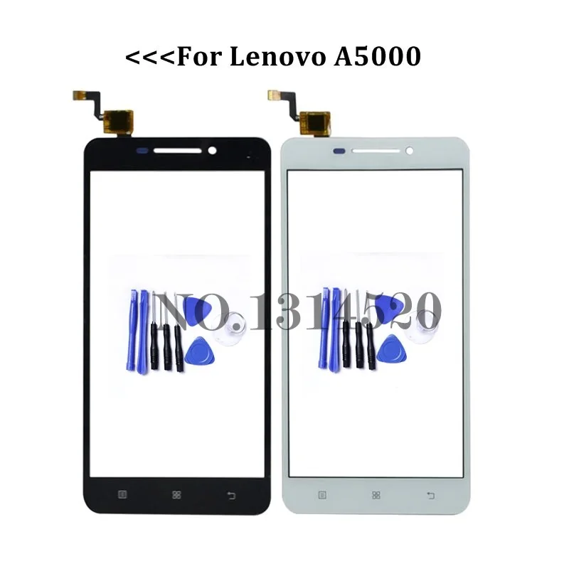 Сенсорная панель 5 0 дюйма для Lenovo A5000 сенсорный экран дигитайзер переднее стекло