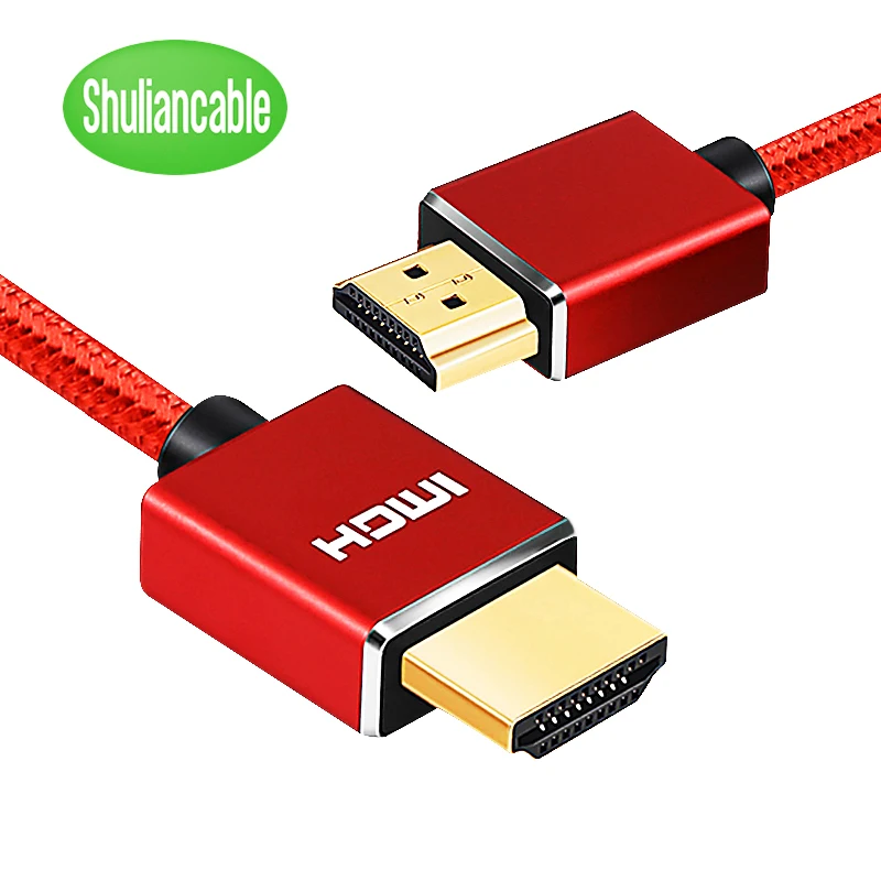 

Nylon Braid HDMI Cable 1m 2m 3m 5m 10m 15m 20m cable 4k 1080P 3D for HDTV PS4 Xbox Projector Laptop Computer