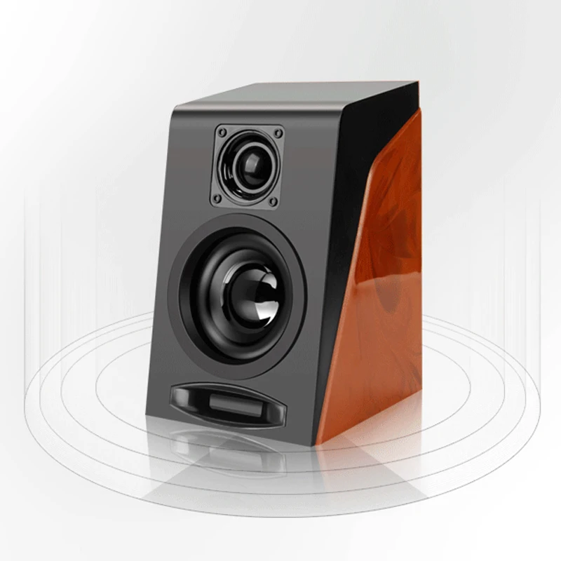 YTYZC Computer Audio Desktop Small Speakers Wired Active 