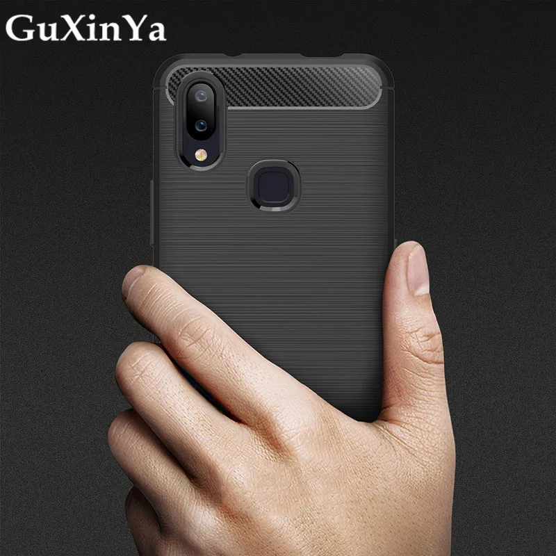 Силиконовые чехлы Guxinya BBK Vivo NEX A Shell для Capa мягкий чехол из углеродного волокна
