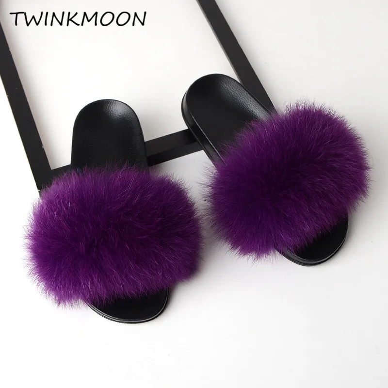 Fox fur slides17