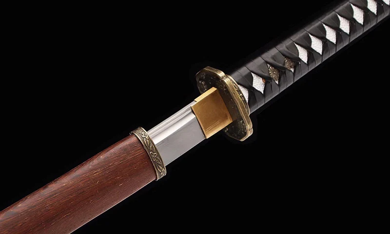 Handmade 9260 Spring steel Katana Funcational real Japanese Sword 98Soldier's sword Full tang blade very sharp