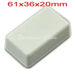 Небольшой настольный пластиковый корпус, белый, 61x36x20 мм, высокое качество