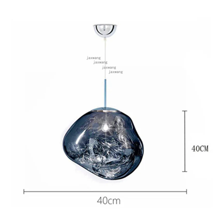 Современное светодиодное стекло Современные подвесные потолочные светильники подвесные светильники бар Гостиная ресторан в ожидании освещение расплава вулканической лавы - Цвет корпуса: J