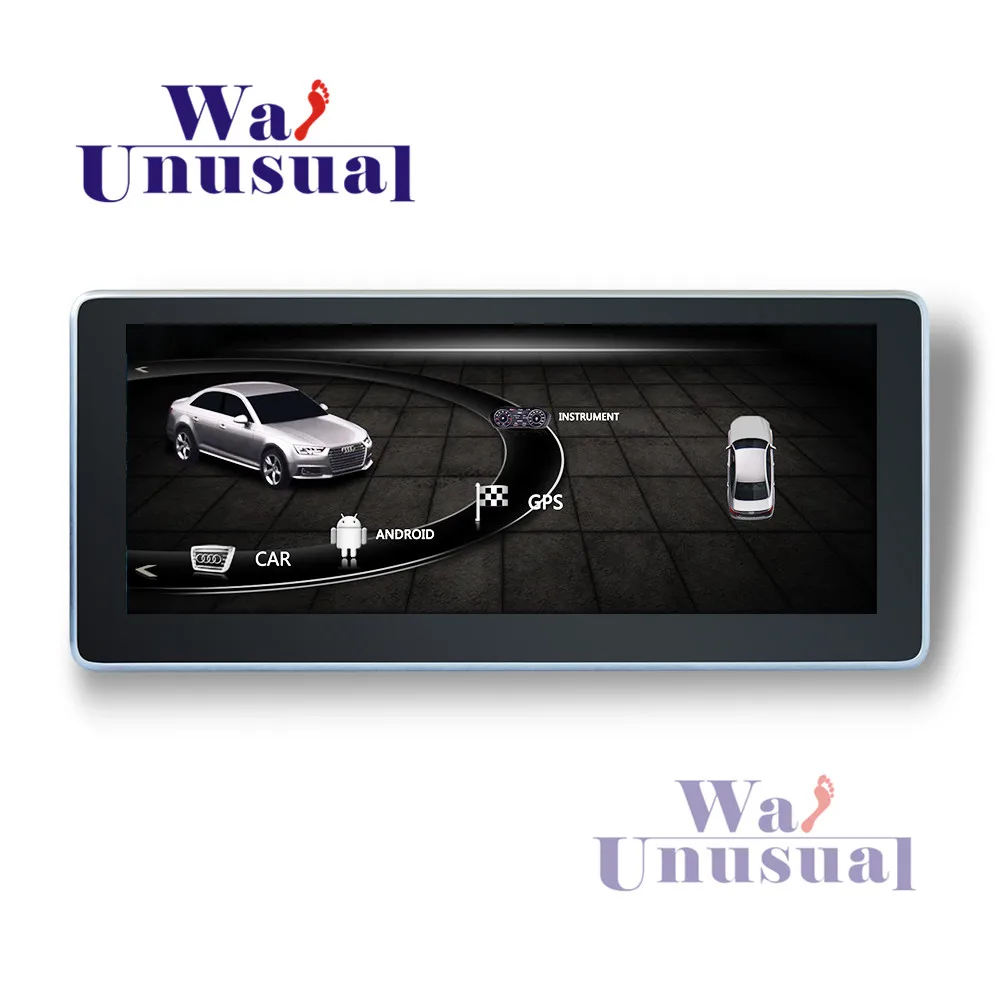 Sale WANUSUAL 10.25Inch Quad Core 16G 2G RAM Android 6.0 GPS Navigation for Audi A4L A5 Q5 2012 2013 2014 2015 2016 2017 With BT WIFI 1