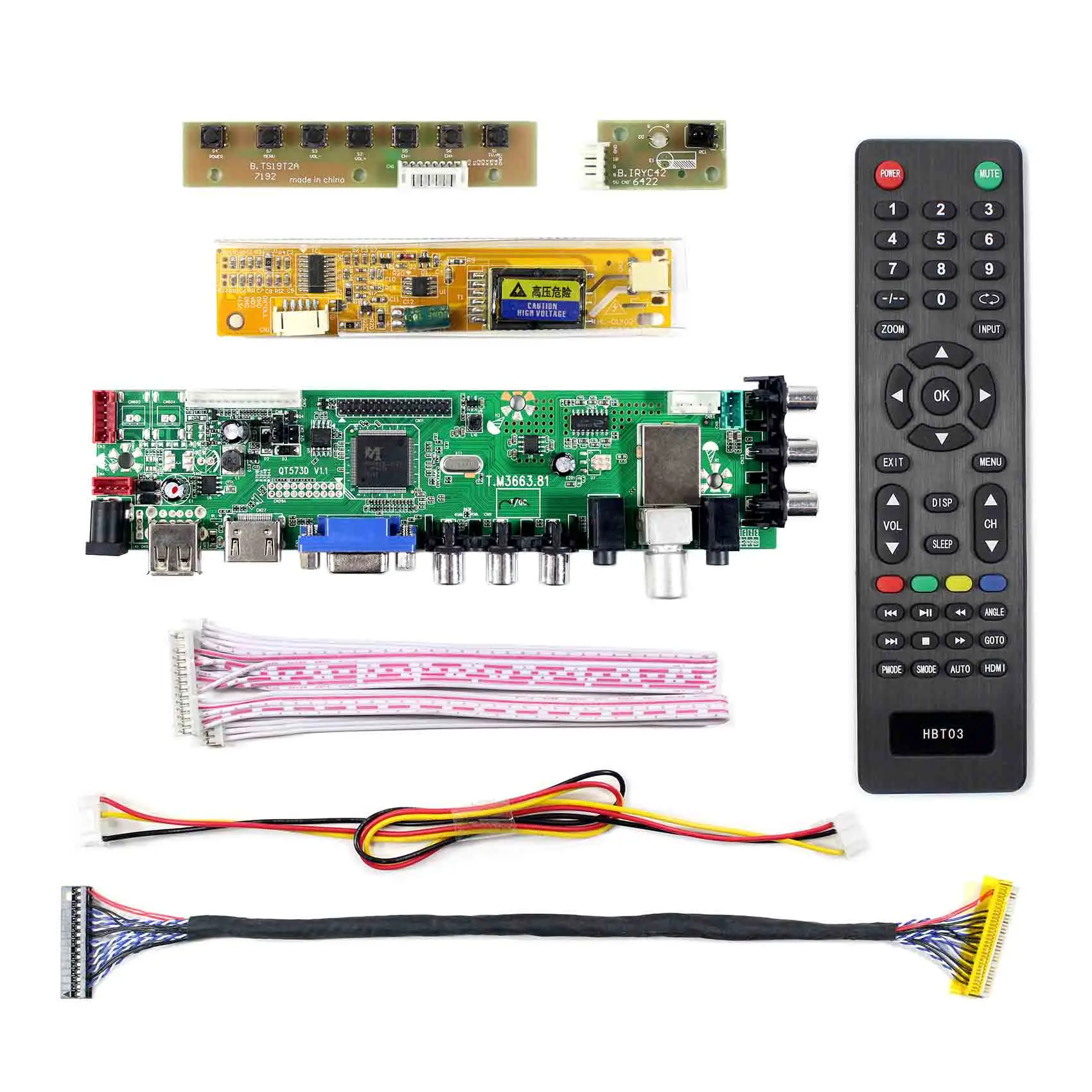  B170PW03 B170PW06 LP171WP4 LTN170X2 B170PW01 LTN170WX LP171WX2 LTN170BT08 LP171WPA HDMI VGA AV USB 