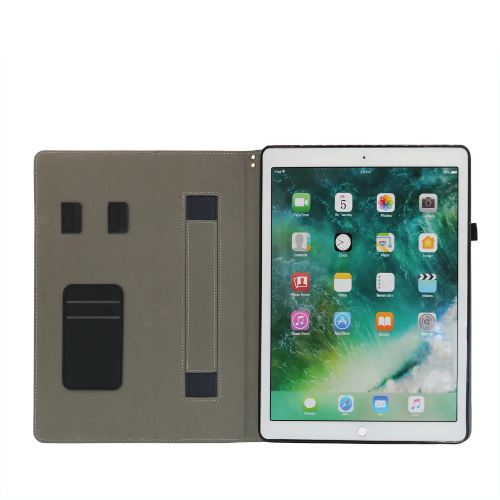 Чехол подставка из натуральной кожи для Apple iPad Pro 12 9 2017 2015|Чехлы планшетов и