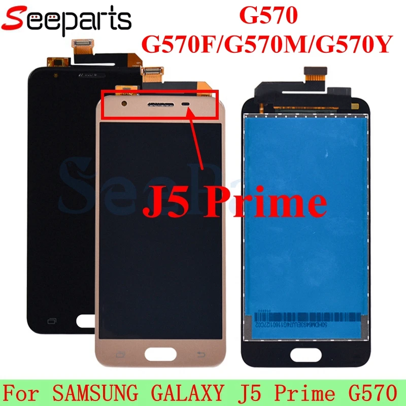 

For 5.0" SAMSUNG J5 Prime LCD SM-G570F G570 Display Touch Screen Digitizer Assembly Replacement For SAMSUNG GALAXY J5 Prime LCD