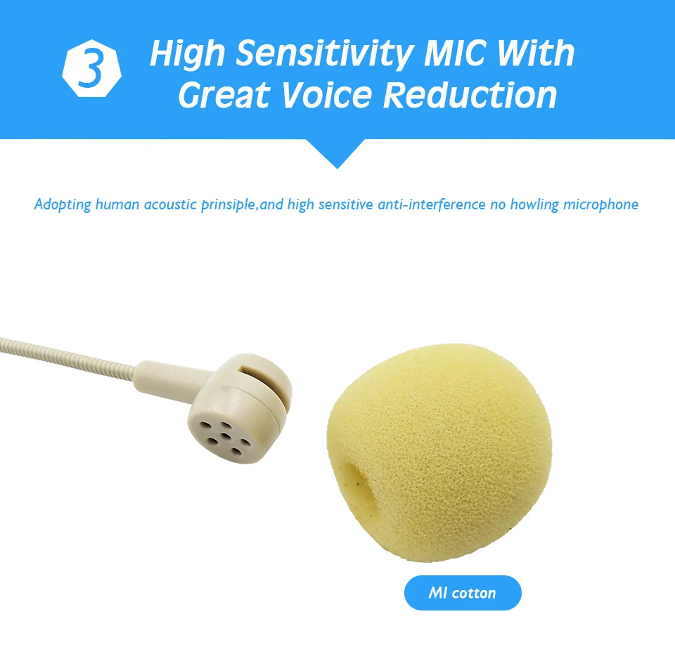 Microphones Invisible Skin Color Portable stereo Mic Wired Microphone Headset mini 3.5mm Professional Stage FM Wireless Choice (4)