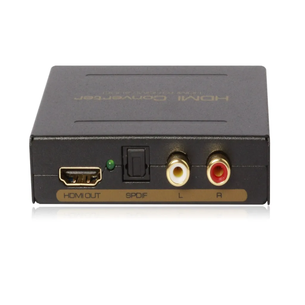 Преобразователь Аудио Mosunx AGPtek 1080P HDMI + оптический SPDIF RCA L/R для Apple 515 #2|Компьютерные
