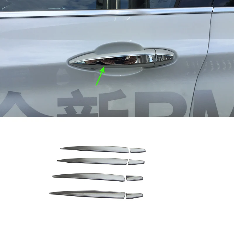 Автомобильные аксессуары внешняя отделка ABS хром LHD боковая Дверная ручка Крышка