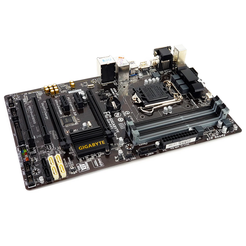 Gigabyte GA-B85-HD3-A рабочего Материнская плата B85-HD3-A B85 LGA 1150 i7 i5 i3 DDR3 32G SATA3 USB3.0 VGA, HDMI, DVI HDMI блок питания ATX