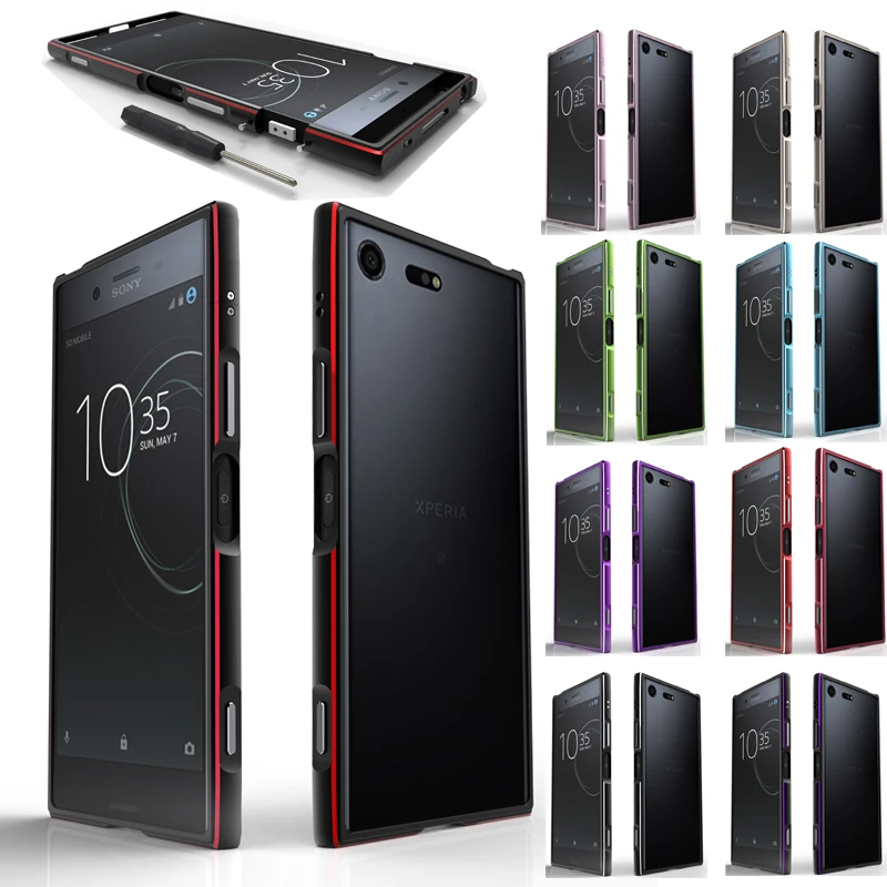 

For Sony Xperia XZ Premium Case Aluminum Metal Bumper Case for Sony XZ Premium Dual color Frame For Xperia XZP Sony XZP E5563