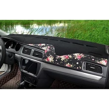 Golf 7 6 R Cross T-ROC Teramont Phideon Touran Santana Atlas Touareg JETTA Beetle кожаный автомобильный коврик для приборной панели