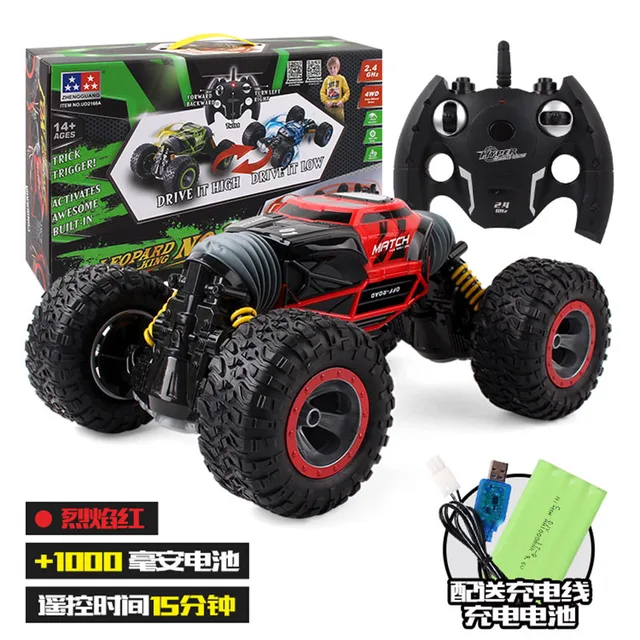 ud2168a 2.4 g 4wd double sided stunt rc car