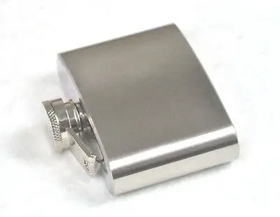

New Stainless Steel Hip Liquor Alcohol Flask+Funnel Cap 2oz