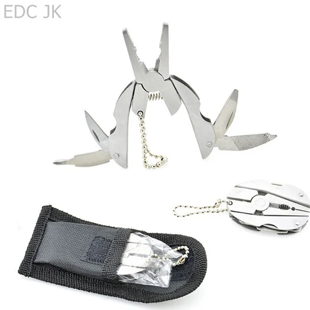

Portable Multifunction Folding Pocket Tools Doy Kit Plier Knife Keychain Screwdriver EDC Gear Survival Multi Tool Case Set