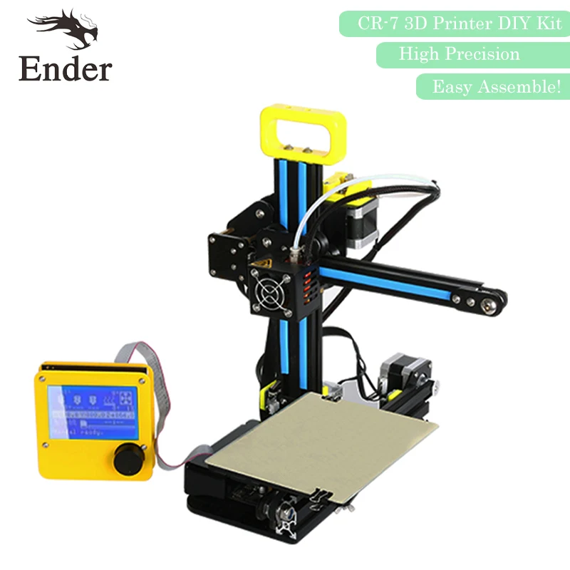 

2017 High precision! CR-7 3D Printer DIY KIT deskt Aluminum Heated with filament+tools+8G SD Card as a gift (Creality 3D)