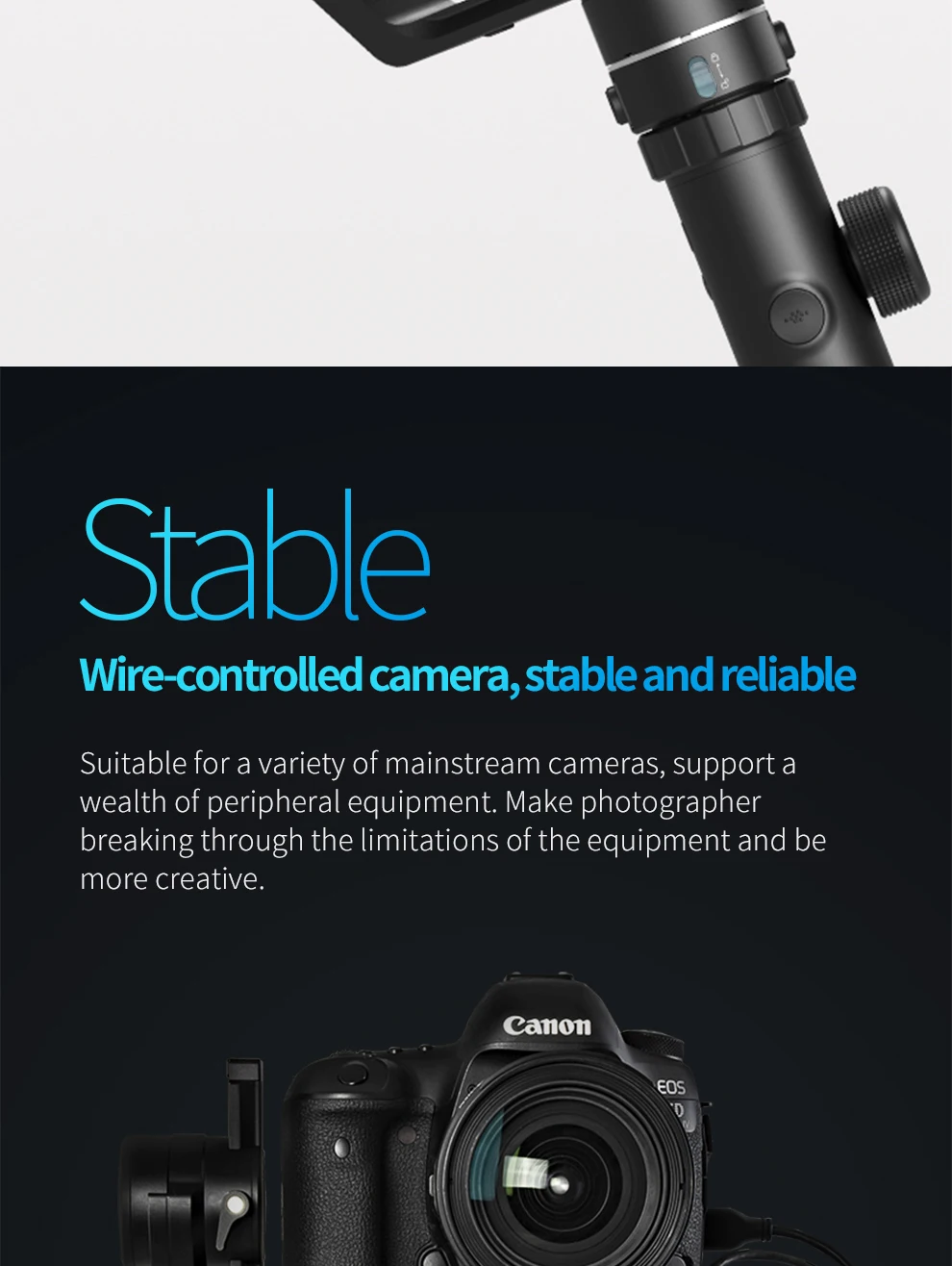 FeiyuTech AK4500 комплект 3-осевой ручной шарнирный стабилизатор для камеры GoPro для цифровой зеркальной камеры Nikon Canon SONY 4,6 кг грузоподъемность Камера шарнирный стабилизатор для камеры GoPro