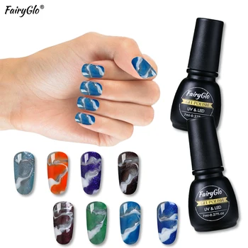 

FairyGlo 7ml Variety Nail Gel Stamping UV Gel Varnishes Esmalte Permanente Gel Nail Polish Pure Color Enamel Gel Lak Top Base