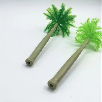 

16CM Artificial plastic trees Wedding Home Furniture Table Decor Artificial Coconut Palm Plant Tree no Vase Fake Foliage Green