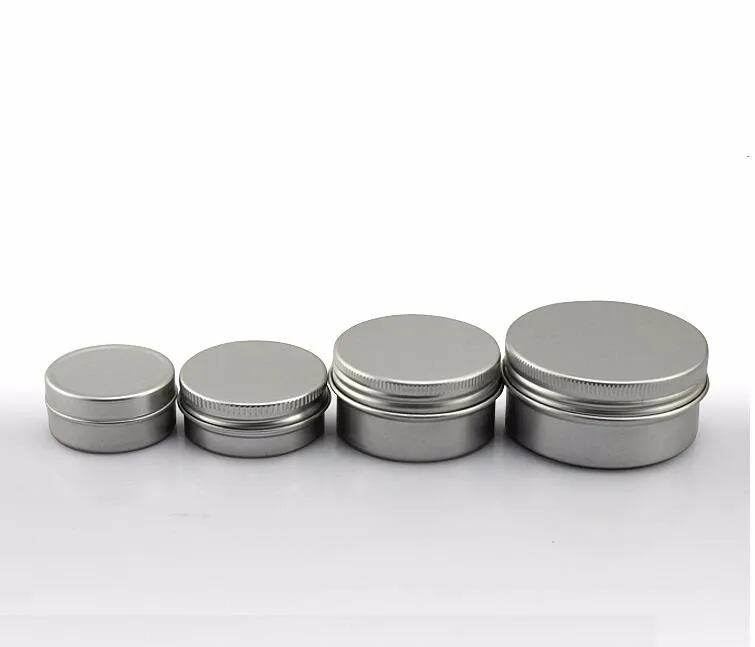 30g aluminum jar, 50 gram metal cream jar, 1 oz silver aluminum tin
