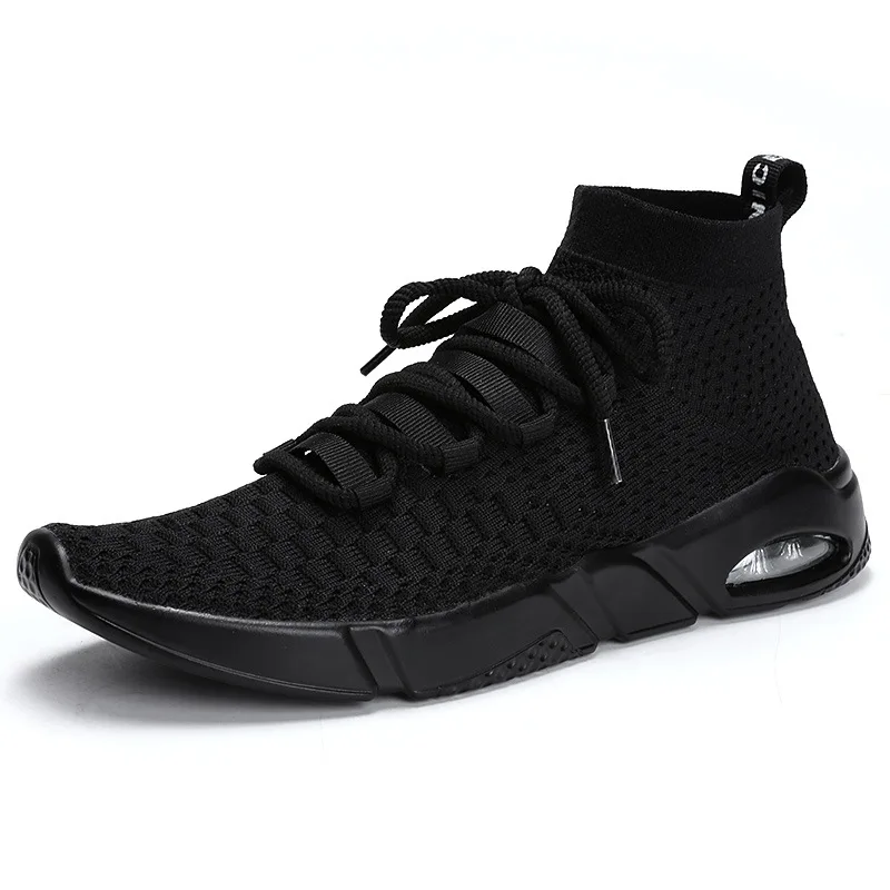 

New Casual Shoes Sneakers For Men Masculino Esportivo Lightweight Flying Sport Cheap Sneaker Free Adj Stability High Help Shoes