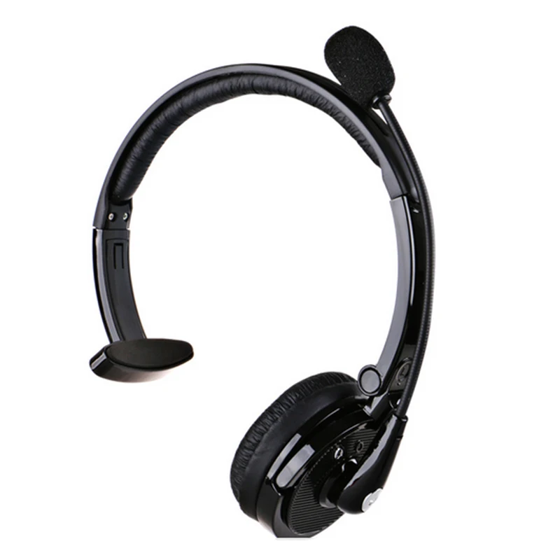 

New Bluetooth Head Boom Mic Noise-Canceling Over Headset For Trucker Driver