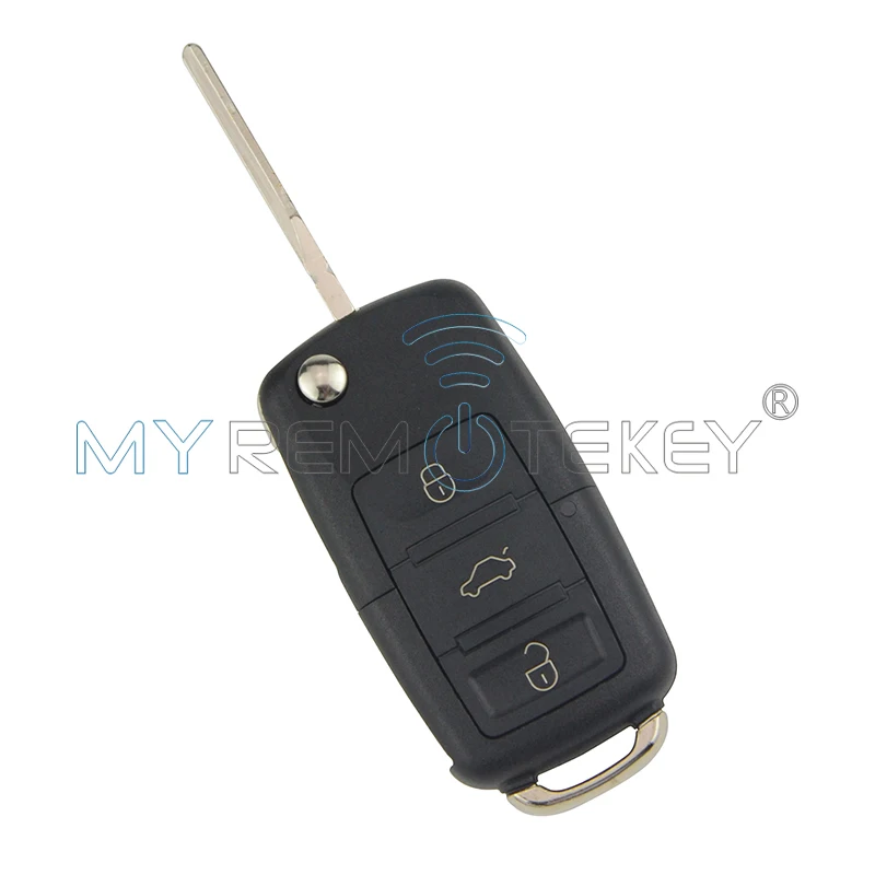 Ключ дистанционного управления для VW Volkswagen Beetle Golf Jetta Passat 2000 2005 1J0959753DJ 3 кнопки 434
