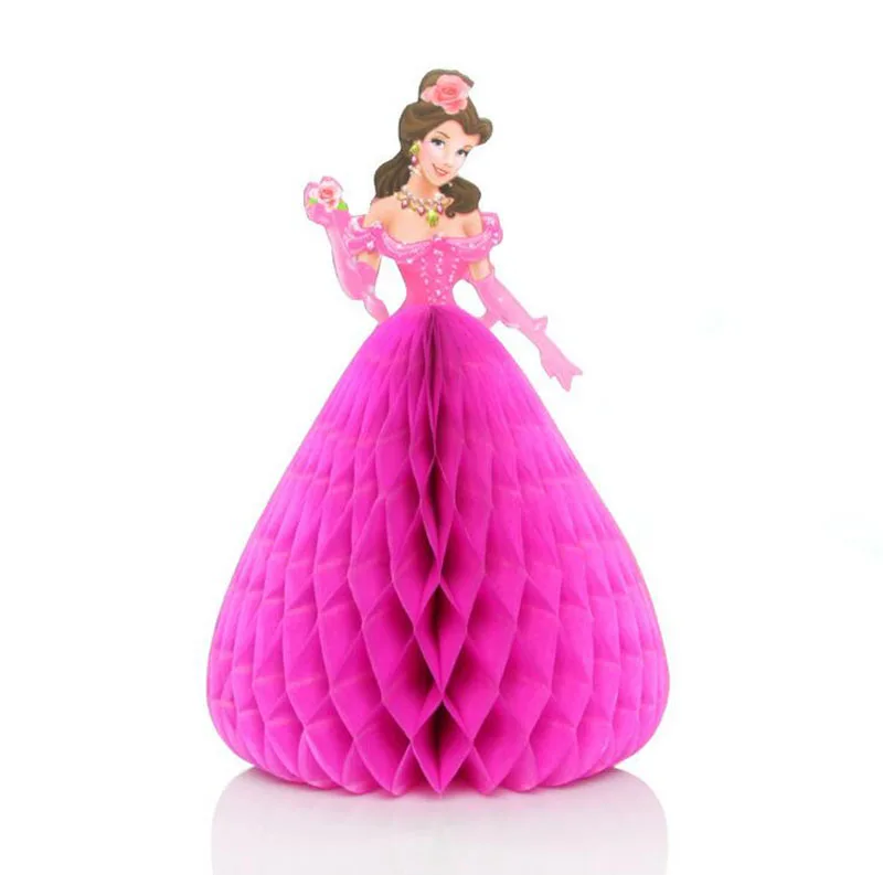 pink Diy принцесса Пригласительные открытки 3D всплывающие поздравительная почтовая открытка лазерная вырезка своими руками с днем рождения карты подарки на день рождения - Цвет: pink