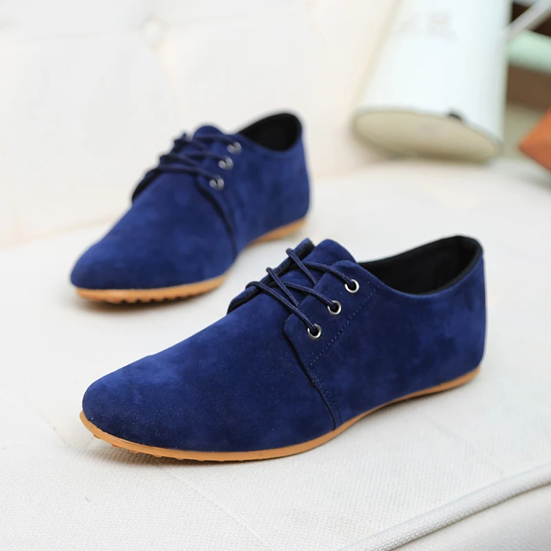 blue suede oxfords mens