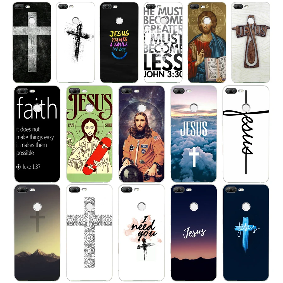 57AQ jesus Soft Silicone Tpu Cover phone Case for huawei Honor 9 Lite 10 p lite case | Мобильные телефоны и аксессуары