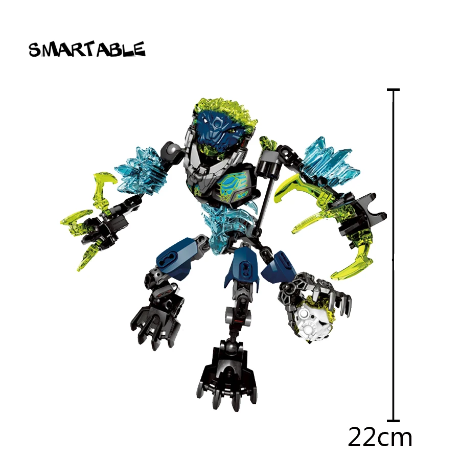 Cena Smartable BIONICLE 109 sztuk Storm Beast figurki zabawki budowlane dla dzieci kompatybilny wszystkie marki 71314 BIONICLE Boy prezent