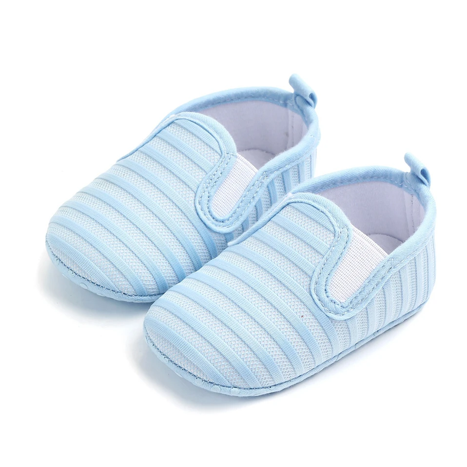 Обувь для маленьких девочек; обувь для новорожденных; сезон весна; мягкая подошва; Милая обувь без шнуровки; обувь для малышей; полосатые сетчатые кроссовки; обувь для малышей