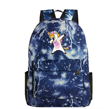 

High Quality Unicorn School Backpack Students Boys Girls Fashion Rucksack Popular Pattern Backpack Daily Backpack