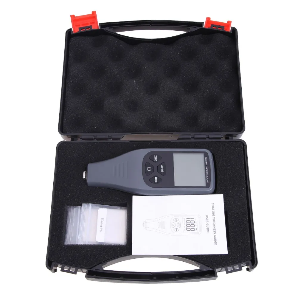 

Digital LCD Thickness Gauge Coating Thickness Tester Handheld Paint Film Painting Metal Width Tester Backlight Measuring Tools