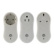 Горячая Wifi Беспроводная умная розетка разъём ПДУ таймер переключатель умный дом через смартфон приложение ЕС США Великобритания