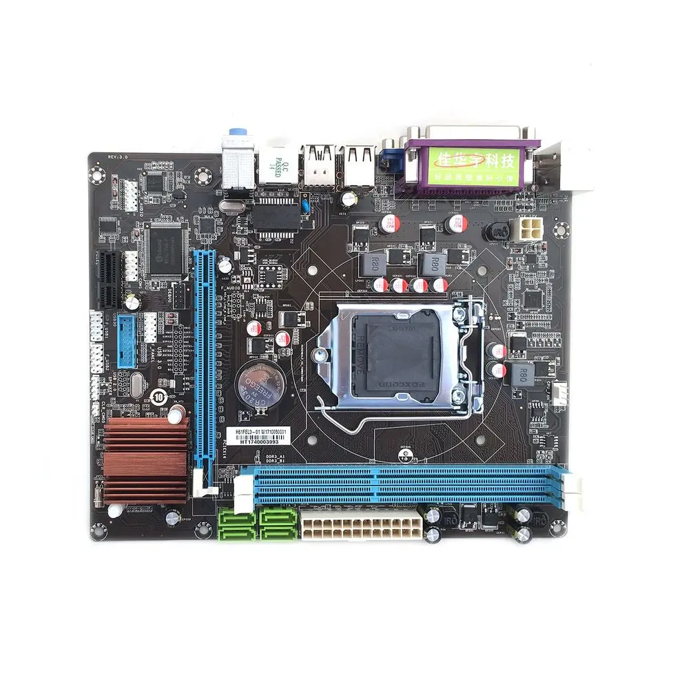 

Professional for H61 Desktop Computer Mainboard Motherboard for LGA1155 Socket Upgrade with USB2.0 VGA DDR3 Interface 1600/1333