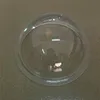 High quality transparent PMMA hemispherical half ball shape surveillance camera dustproof cover with flange ► Photo 2/4