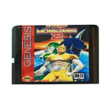 Игровая карта King Of TheMonsters 2 16 бит MD для sega Mega Drive для sega Genesis