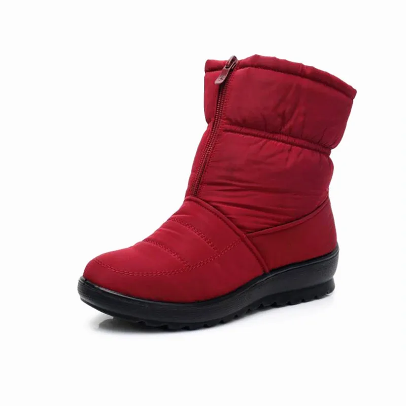 

women snow boots 2018 new winter women boots waterproof non-slip flat heel winter boots plus size women's winter snow boots