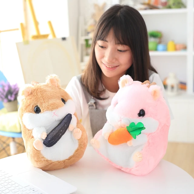 1pc 22cm/32cm Super Cute Hamster Plush Toys Stuffed Animal Hamster Toys