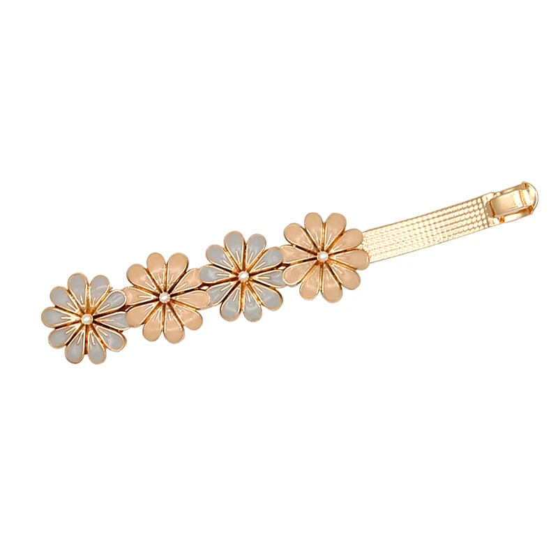 

Colorful Flowers Hair Clips for Women Barrettes Hair Pins Metal Daisy Flower Hairpins For Girls Hairgrips Hair Accessories